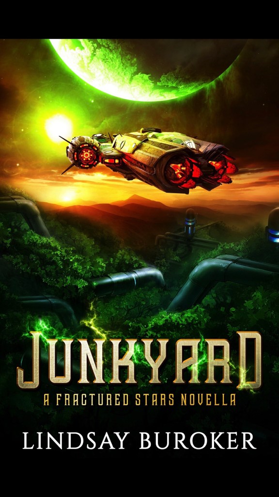 Front cover design for Junkyard by Lindsay Buroker